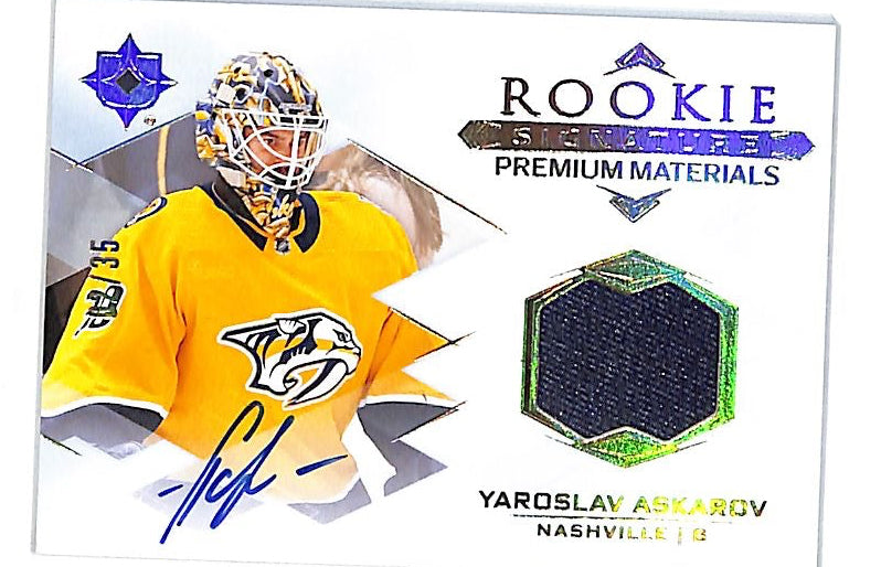2023-24 Ultimate Collection Yaroslav Askarov Auto Autograph Rookie RC Patch Jersey /35