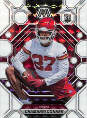 2023 Mosaic Chamarri Conner Rookie RC White /25 Chiefs