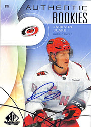 2024-25 SP Game Used Jackson Blake Auto Autograph Rookie RC Hurricanes