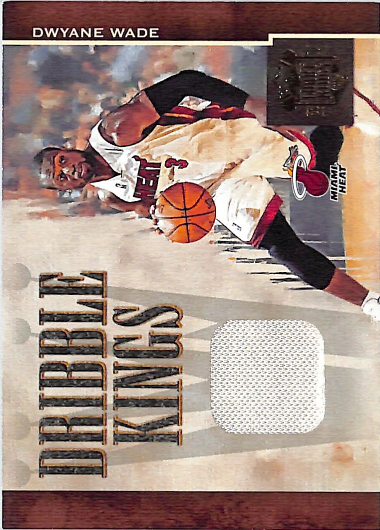 2009-10 Court Kings Dwayne Wade Jersey Patch Dribble Kings /299 Heat