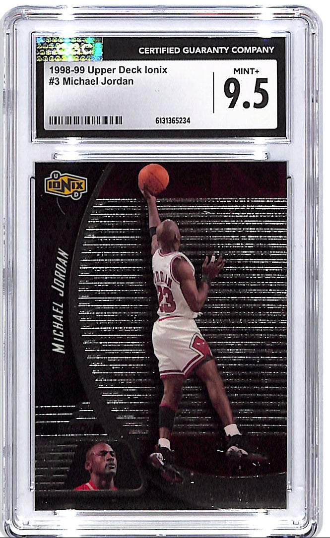 1998-99 Upper Deck Ionix Michael Jordan #3 CGC 9.5 Bulls