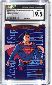 2026 Upper Deck CDD Conference Superman Platinum Power #11 CGC 9.5