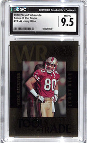 2000 Absolute Jerry Rice Tools of the Trade /1000 CGC 9.5 49ers