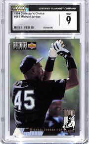 1994 Collector's Choice Michael Jordan Rookie Class #661 CGC 9 White Sox