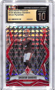 2025 Phoenix Shedeur Sanders Rookie RC Silver Pyramids CGC 10 Pristine Browns