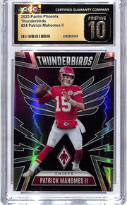 2025 Phoenix Patrick Mahomes Thunderbirds #24 CGC 10 Pristine Chiefs