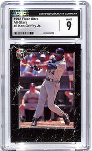 1992 Fleer Ultra Ken Griffey Jr All Stars #6 CGC 9 Mariners