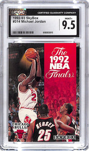 1992-93 SkyBox Michael Jordan Finals #314 CGC 9.5 Bulls