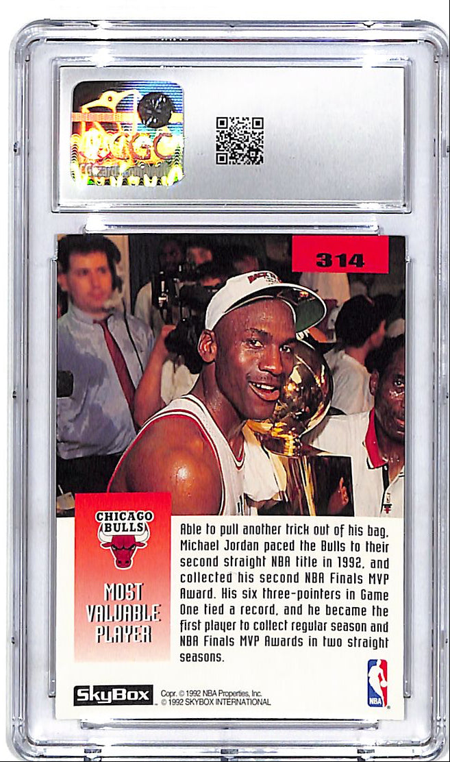 1992-93 SkyBox Michael Jordan Finals #314 CGC 9.5 Bulls
