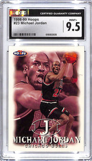 1998-99 Hoops Michael Jordan #23 CGC 9.5 Bulls