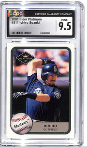 2001 Fleer Platinum Ichiro Suzuki Rookie RC #511 CGC 9.5 Mariners