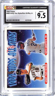 1993 Topps Ken Griffey Jr Andy Van Slyke All Stars CGC 9.5 #405