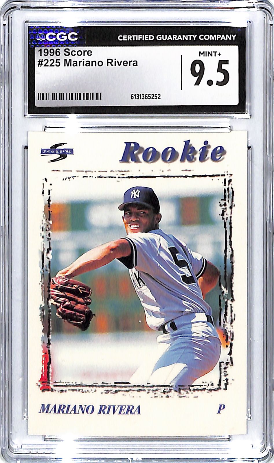 1996 Mariano Rivera Score #225 CGC Gem Mint 10