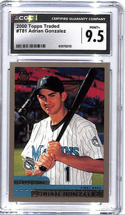 2000 Topps Traded Adrian Gonzalez Rookie RC #T81 CGC 9.5 Marlins