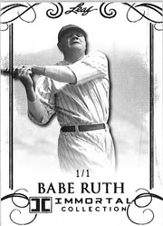 2017 Leaf Babe Ruth Immortal Collection 1/1 Purple