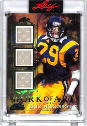 2026 Leaf Art of Sport Eric Dickerson Work of Art Jersey Relic Patch /5 Rams