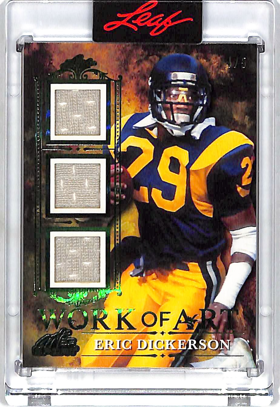 2026 Leaf Art of Sport Eric Dickerson Work of Art Jersey Relic Patch /5 Rams