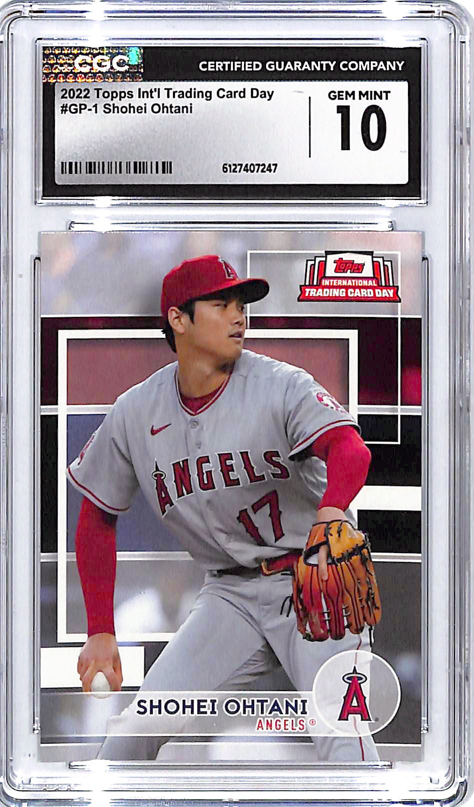 2022 Topps International Trading Card Day Shohei Ohtani CGC 10 Angels