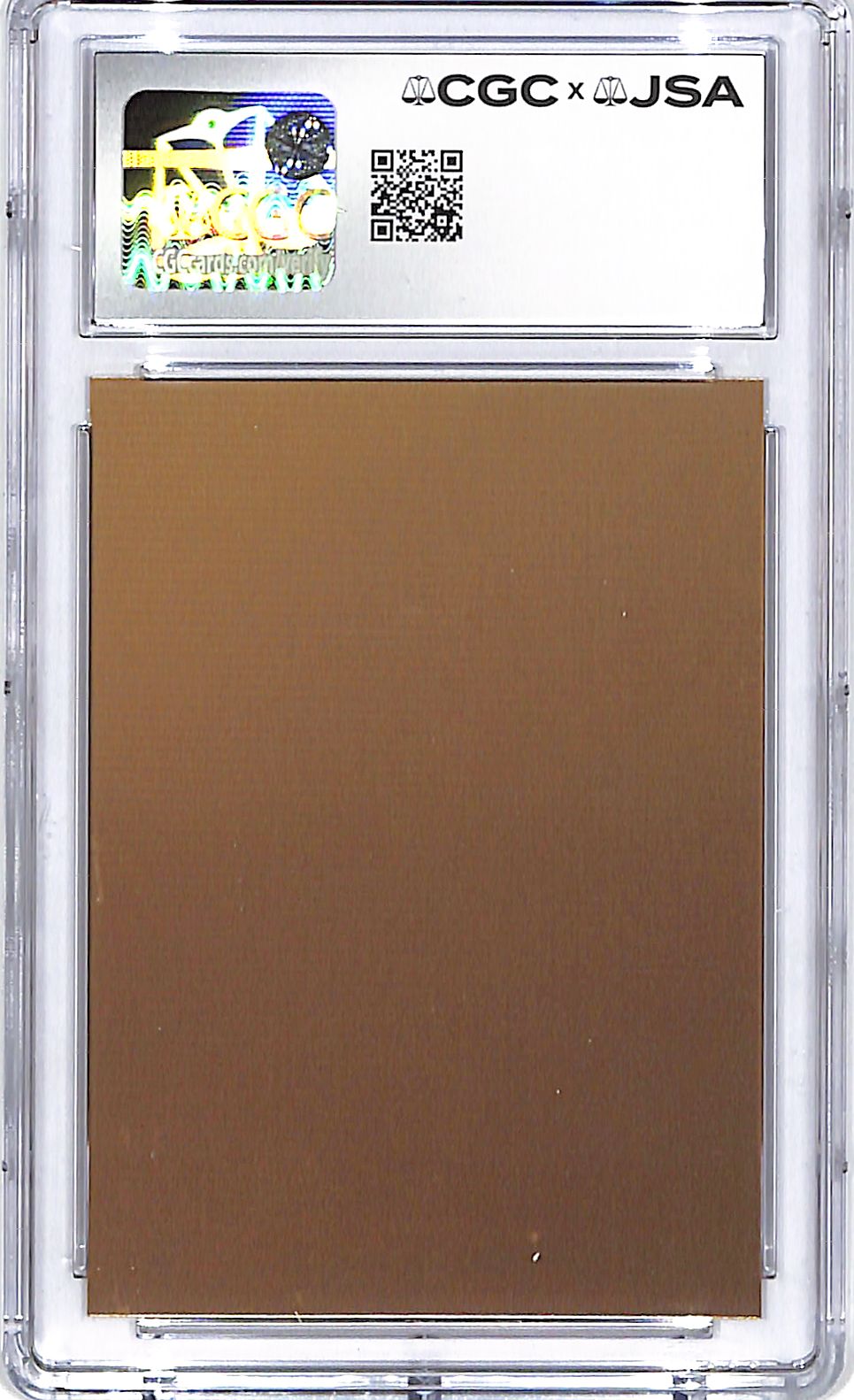 1981-89 Hall of Fame Metallic Plaque Cards Josh Gibson Jr Auto Autograph CGC Authentic