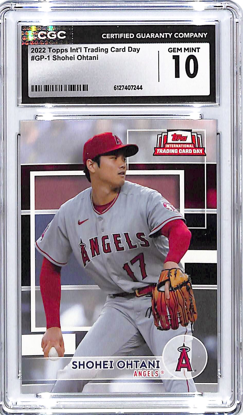 2022 Topps International Trading Card Day Shohei Ohtani CGC 10 Angels