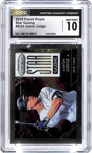 2019 Prizm Aaron Judge Star Gazing CGC 10 Yankees