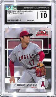 2022 Topps International Trading Card Day Shohei Ohtani CGC 10 Angels