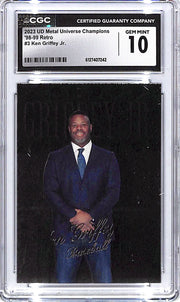 2023 Metal Universe Champions Ken Griffey Jr Retro #3 CGC 10