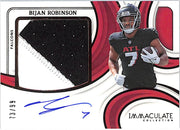 2024 Immaculate Collection Bijan Robinson Auto Autograph Patch Jersey /99 Falcons