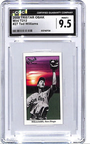 2009 Tristar Obek Ted Williams Mini T212 #27 CGC 9.5