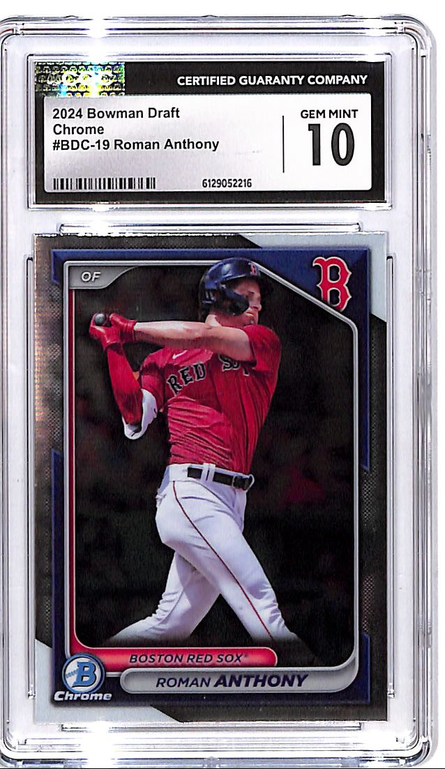 2024 Bowman Chrome Draft Roman Anthony Rookie RC CGC 10 Red Sox