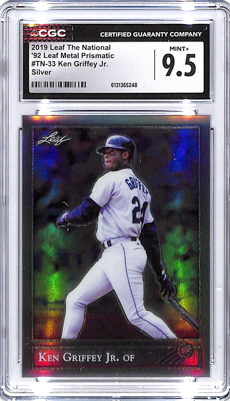 2019 Leaf The National Ken Griffey Jr Silver CGC 9.5 Mariners