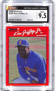 1990 Donruss Ken Griffey Jr #365 CGC 9.5 Mariners