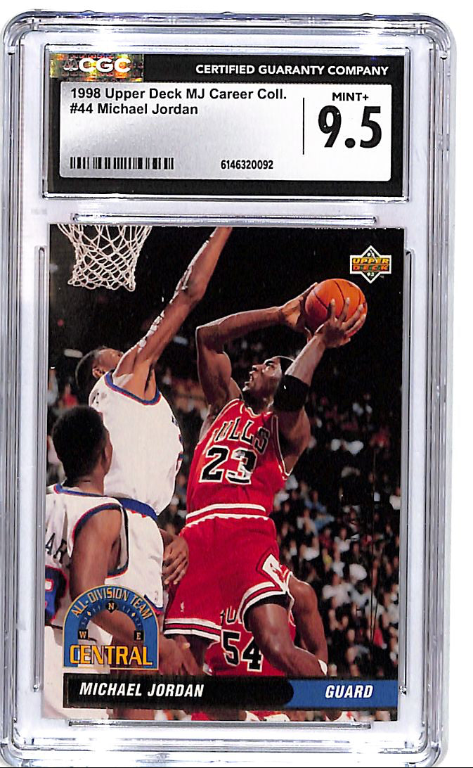 1998 Upper Deck MJ Career Collection Michael Jordan #44 CGC 9.5 Bulls
