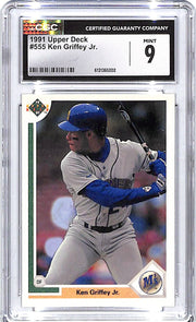 1991 Upper Deck Ken Griffey Jr #555 CGC 9 Mariners