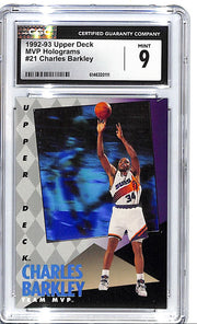 1992-93 Upper Deck Charles Barkley MVP Holograms #21 CGC 9 Suns