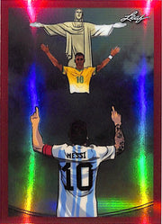 2026 Leaf Metallic Imaginations Lionel Messi #13 Red /199 Argentina