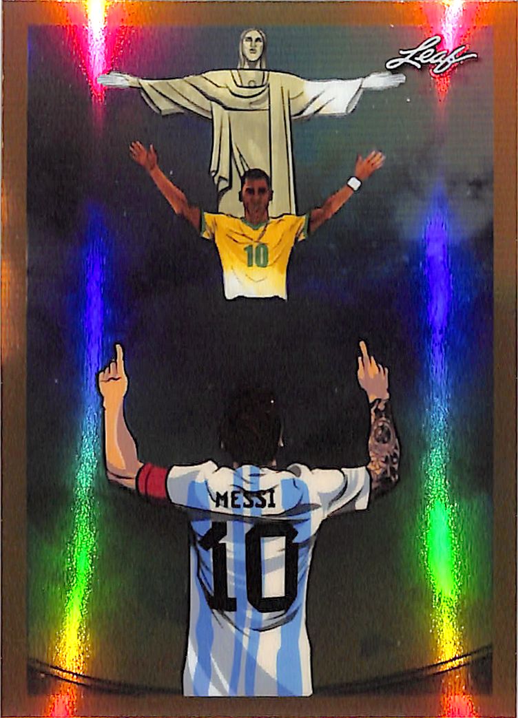 2026 Leaf Metallic Imaginations Lionel Messi #13 Gold /99 Argentina