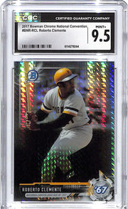 2017 Bowman Chrome National Convention Roberto Clemente CGC 9.5 Pirates