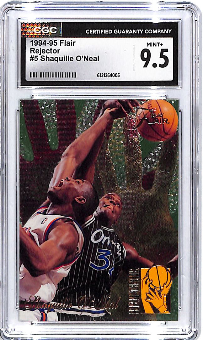 1994-95 Flair Shaquille O'Neal Rejector #5 CGC 9.5 Magic