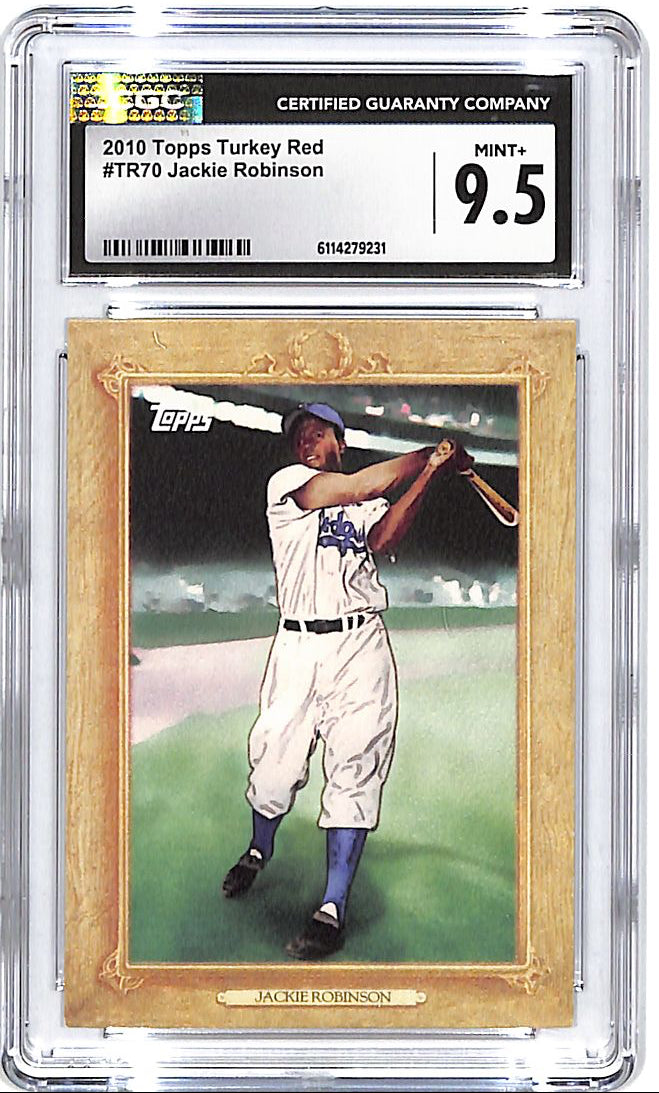 2010 Topps Turkey Red Jackie Robinson CGC 9.5 Dodgers