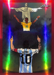 2026 Leaf Metallic Imaginations Lionel Messi #13 Red /199 Argentina