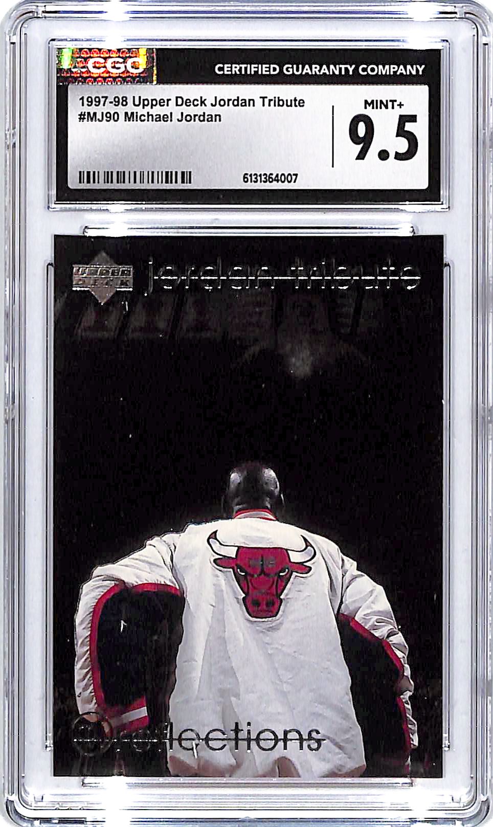 1997-98 Upper Deck Jordan Tribute Michael Jordan CGC 9.5 Bulls