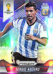 2014 Prizm World Cup Sergio Aguero Silver Prizm #13 Argentina