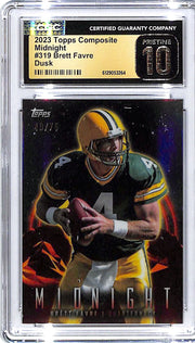 2023 Topps Composite Brett Favre Midnight Dusk /75 CGC 10 PRISTINE Packers