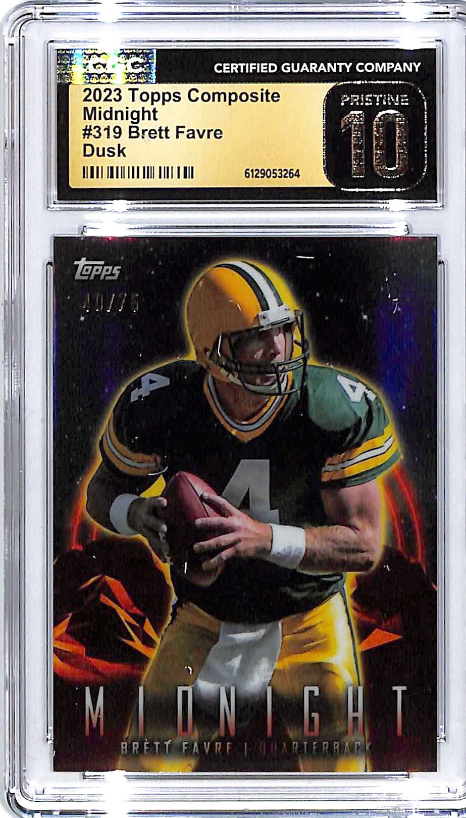2023 Topps Composite Brett Favre Midnight Dusk /75 CGC 10 PRISTINE Packers