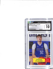 2025-26 Topps Living Set Cooper Flagg Rookie RC #11 CGC 10 Mavericks