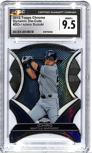 2012 Topps Chrome Ichiro Suzuki Dynamic Die-Cuts CGC 9.5 Mariners