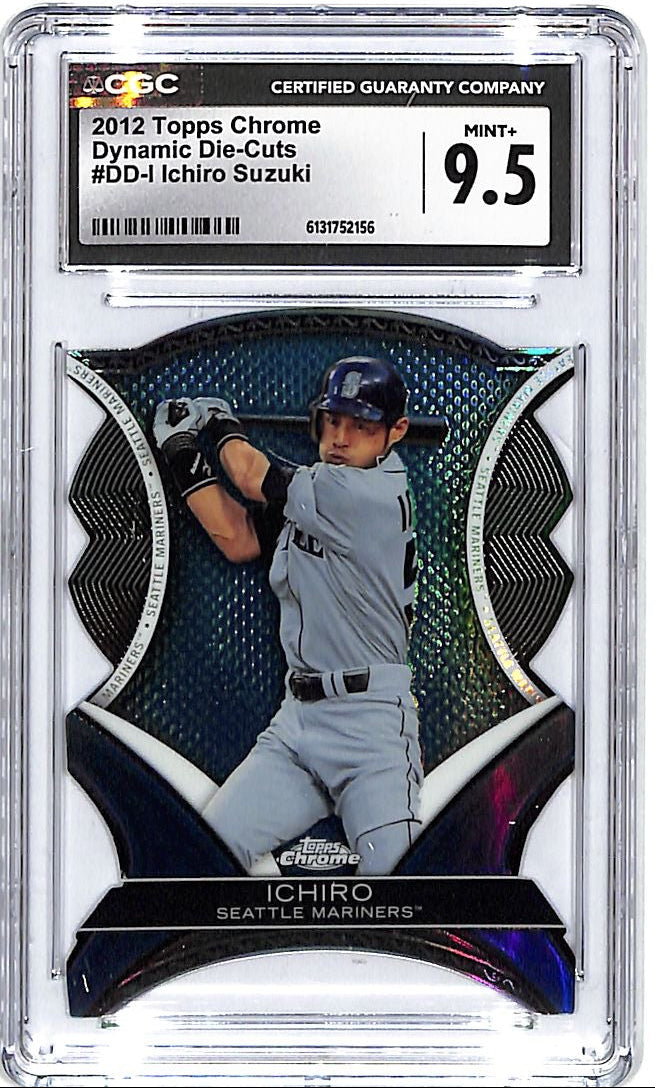 2012 Topps Chrome Ichiro Suzuki Dynamic Die-Cuts CGC 9.5 Mariners