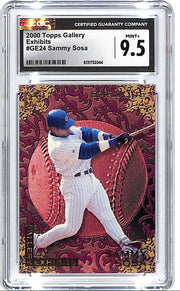 2000 Topps Gallery Sammy Sosa Exhibits CGC 9.5 Cubs
