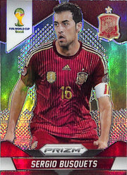 2014 Prizm World Cup Sergio Busquets Silver Prizm #174 Spain
